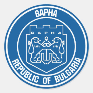 Varna Round Emblem Ronde Sticker