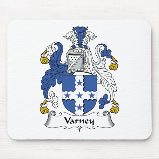 Varney Family Crest Muismat (Voorkant)