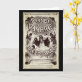 Varney the Vampire (kaft van de publicatie) Kaart (Gele Bloem)