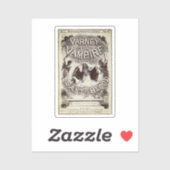 Varney the Vampire (kaft van de publicatie) Sticker (Vel)