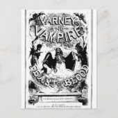 Varney vampire briefkaart (Voorkant)