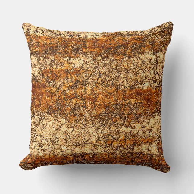 Varnish textuur op ruw hout kussen (Voorkant)