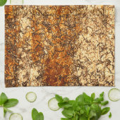 Varnish textuur op ruw hout theedoek (Gevouwen)