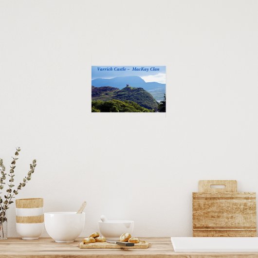 Varrich Castle - MacKay Clan Poster (Keuken)