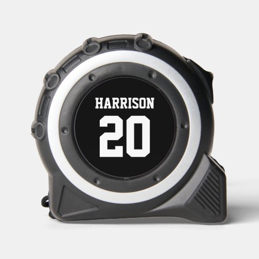 Varsenssporten wit zwart team van de douanenaam rolmaat (Voorkant)