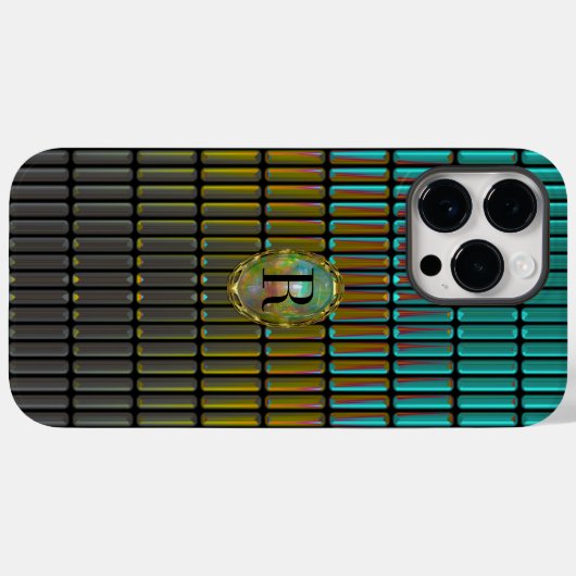 Varshue Elegant Monogram Case-Mate iPhone Case (Achterkant (horizontaal))