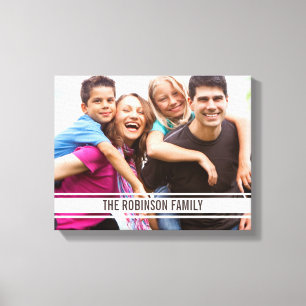 Varsity Bar Family Foto op Canvas Wall Art Afdruk