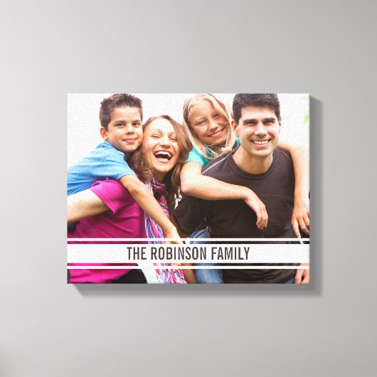 Varsity Bar Family Foto op Canvas Wall Art Afdruk (Voorkant)