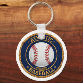 Varsity Baseball Red Stitch Keychain (Achterkant)