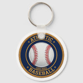 Varsity Baseball Red Stitch Keychain (Achterkant)