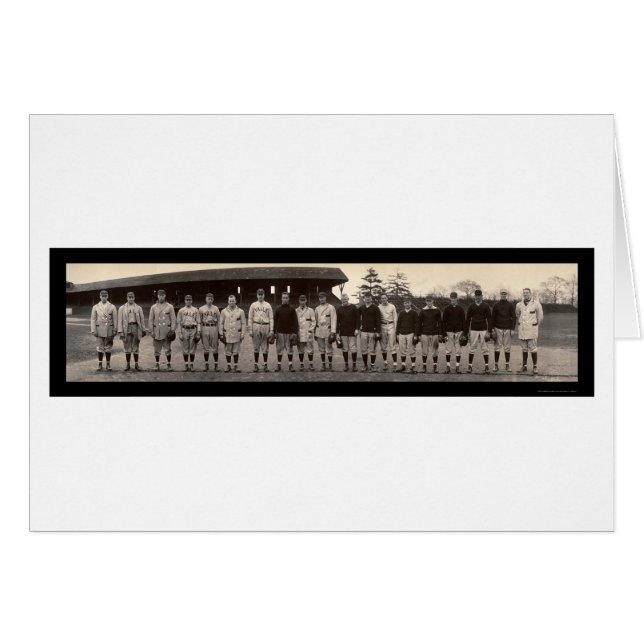 Varsity Baseball Yale Foto 1910 (Voorkant Horizontaal)