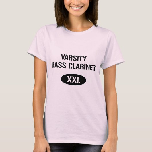 Varsity Bass Clarinet T-shirt (Voorkant)