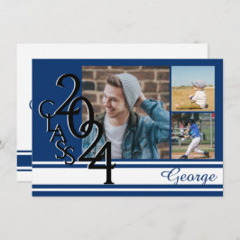Varsity Blue 2024 Afstuderen Tri Foto Kaart