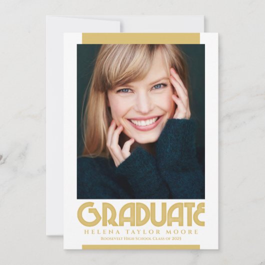 Varsity Blues Afstuderen foto's Kaart (Voorkant)