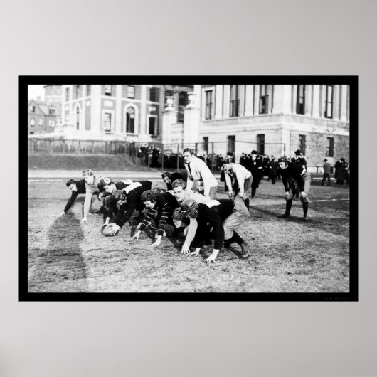 Varsity Football Columbia 1914 Poster (Voorkant)