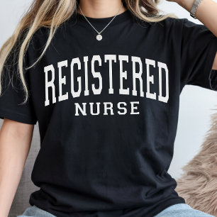 Varsity Geregistreerde Verpleegster Shirt Afstudee