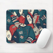 Varsity jasje patroon muismat (Met muis)