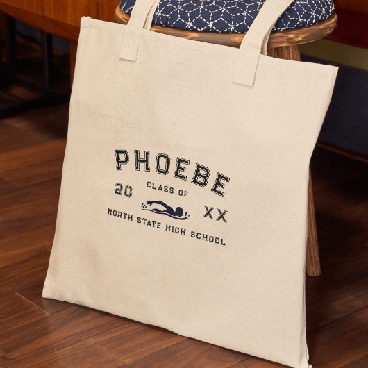 Varsity Letter Sports Graduation Custom Athlete Tote Bag