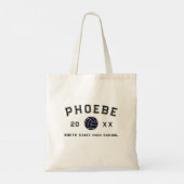 Varsity Letter Sports Graduation Custom Athlete Tote Bag (Achterkant)