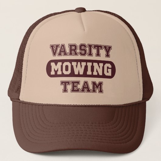 Varsity Mowing Trucker Hat Trucker Pet (Voorkant)