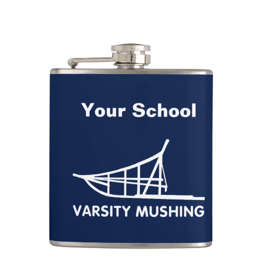 Varsity Mushing Heupfles (Voorkant)