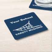 Varsity Mushing Kartonnen Onderzetters (Schuin)