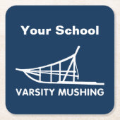 Varsity Mushing Kartonnen Onderzetters (Voorkant)