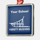 Varsity Mushing Metalen Ornament (Links)