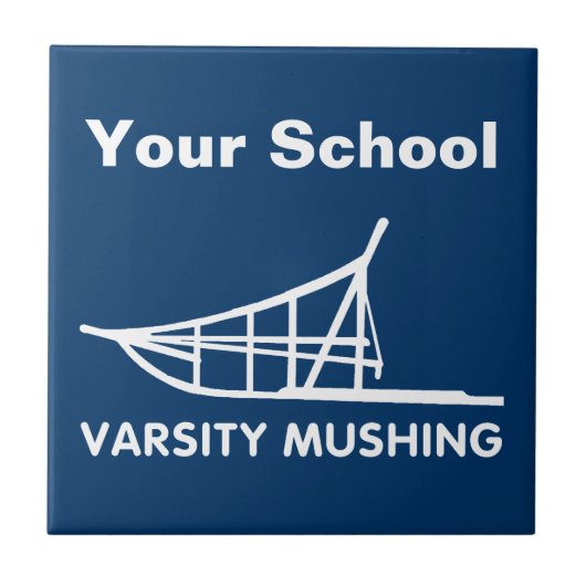Varsity Mushing Tegeltje (Voorkant)