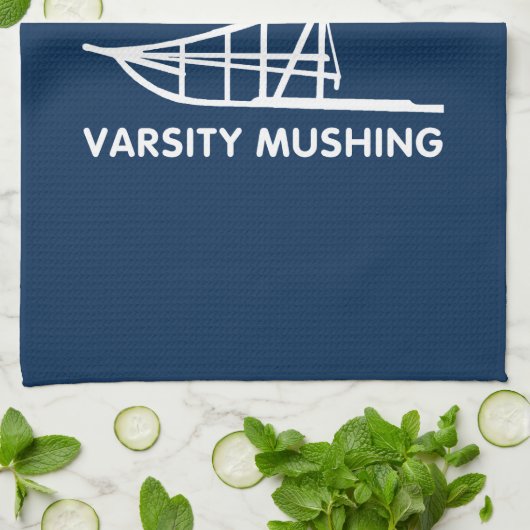 Varsity Mushing Theedoek (Gevouwen)