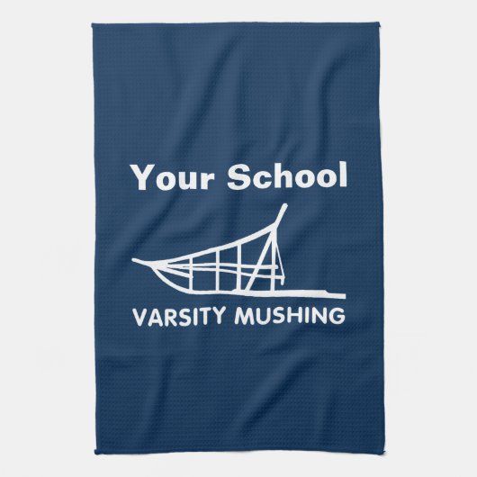 Varsity Mushing Theedoek (Verticaal)