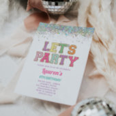 Varsity Patch Letters Verjaardagsfeest Kaart