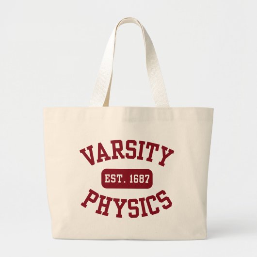 Varsity Physics Grote Tote Bag (Voorkant)