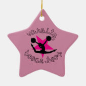 Varsity Pom Dance-team Keramisch Ornament (Voorkant)
