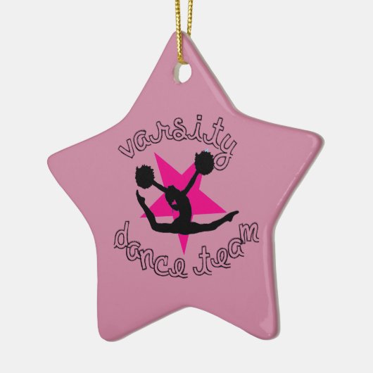 Varsity Pom Dance-team Keramisch Ornament (Links)
