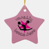 Varsity Pom Dance-team Keramisch Ornament (Achterkant)