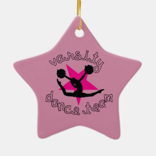 Varsity Pom Dance-team Keramisch Ornament