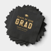 Varsity Pride Afstuderen servetten Folie gestempel (Insitu (Gestapeld))