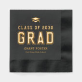 Varsity Pride Afstuderen servetten Folie gestempel (Voorkant)