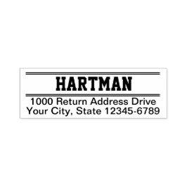 Varsity Return-adres Zelfinktende Stempel