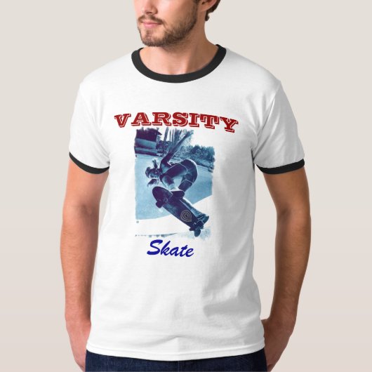 Varsity Schaats T-shirt (Voorkant)