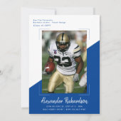 Varsity Sport Thema | 2 Fotogradatiepartij Kaart (Achterkant)