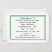 Varsity Streep met Fotoklassenreünie Kaart (Achterkant)