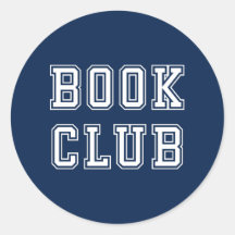 Varsity Style Book Club met bewerkbare kleuren