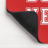 Varsity Style Book Nerd met bewerkbare kleur Muismat (Hoek)