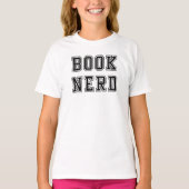 Varsity Style Book Nerd T-shirt (Voorkant)