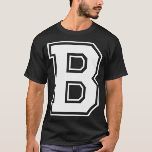 Varsity Sweater with B logo Pullover  (Voorkant)