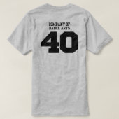 Varsity T-shirt (Design achterkant)