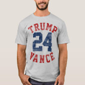  Varsity Trump Vance 2024 T-shirt (Voorkant)