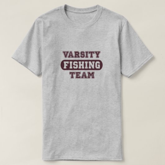 Varsity Vissen Team T-shirt (Design voorkant)